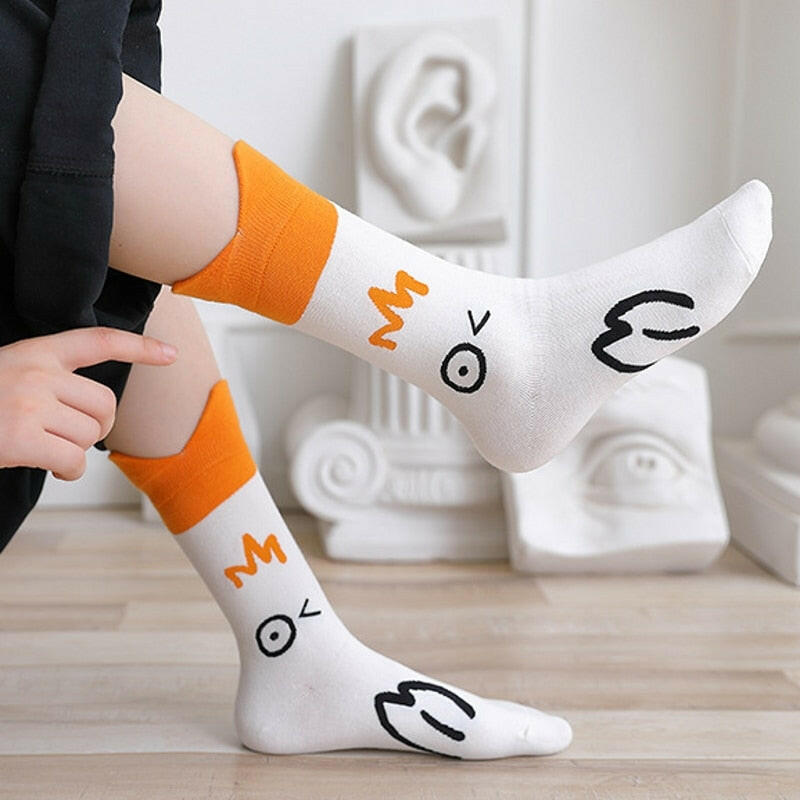 Funny Crazy Goose Cotton Socks | On sale | 80% cotton 15%