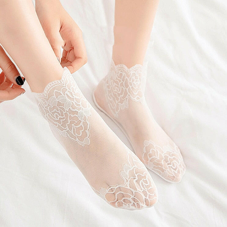 Lightweight Lace Socks