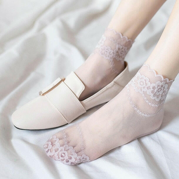 Lightweight Lace Socks