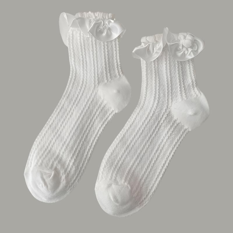 Lolita White Lace Socks