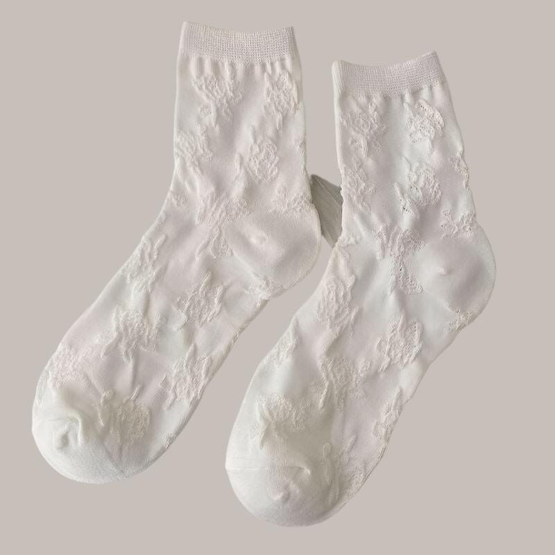 Lolita White Lace Socks