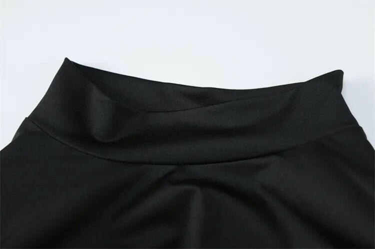 Turtleneck Black Sexy Bodycon Maxi Dress