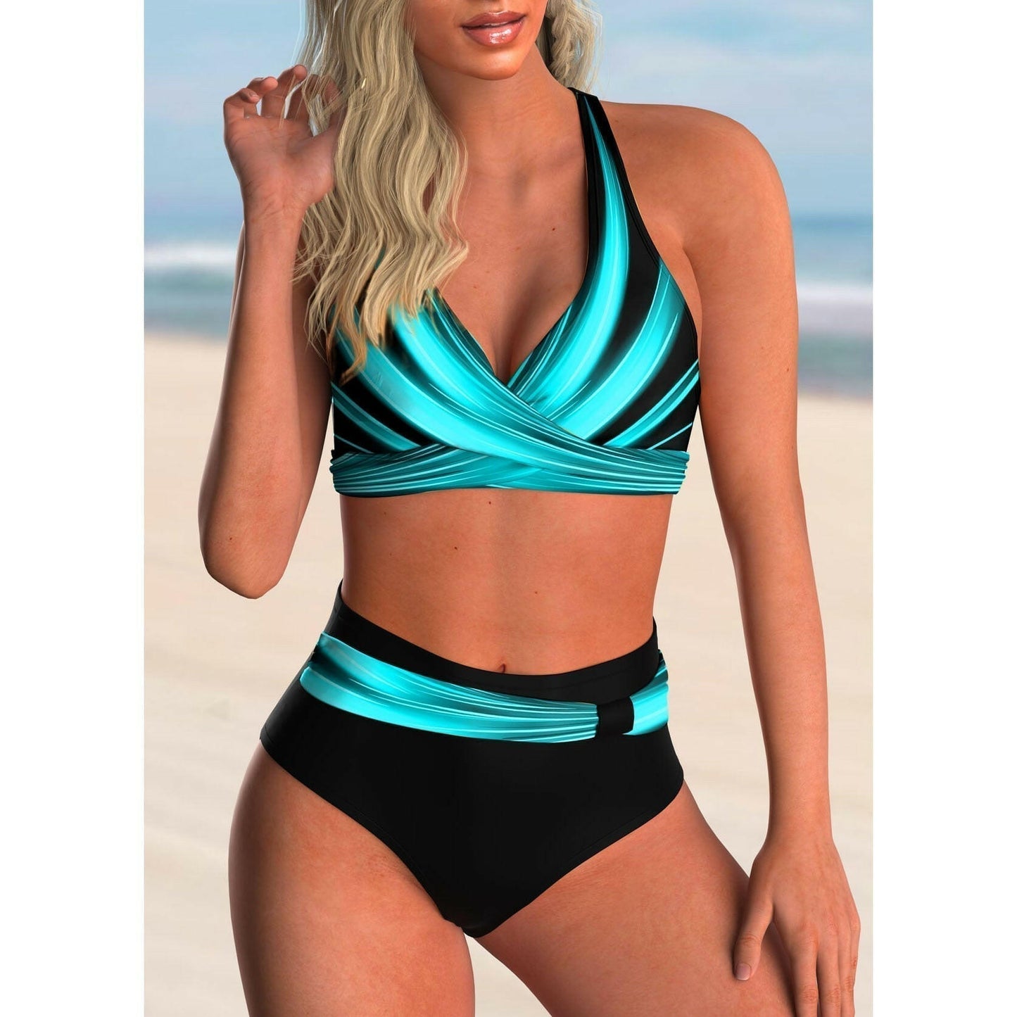 Two-Piece Tankini Swimsuit