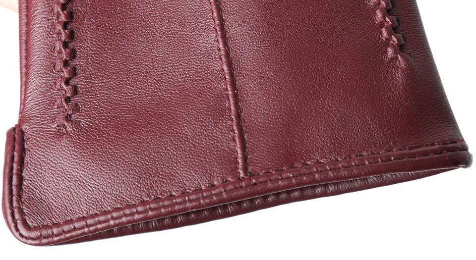 Women’s Sheepskin Winter Leather Gloves