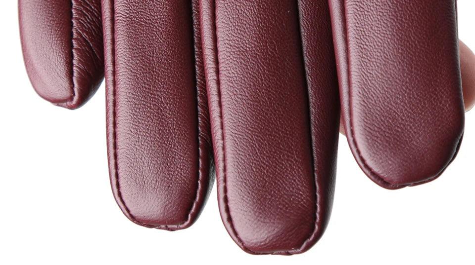Women’s Sheepskin Winter Leather Gloves