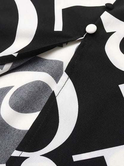 Bold Letters Midi Dress