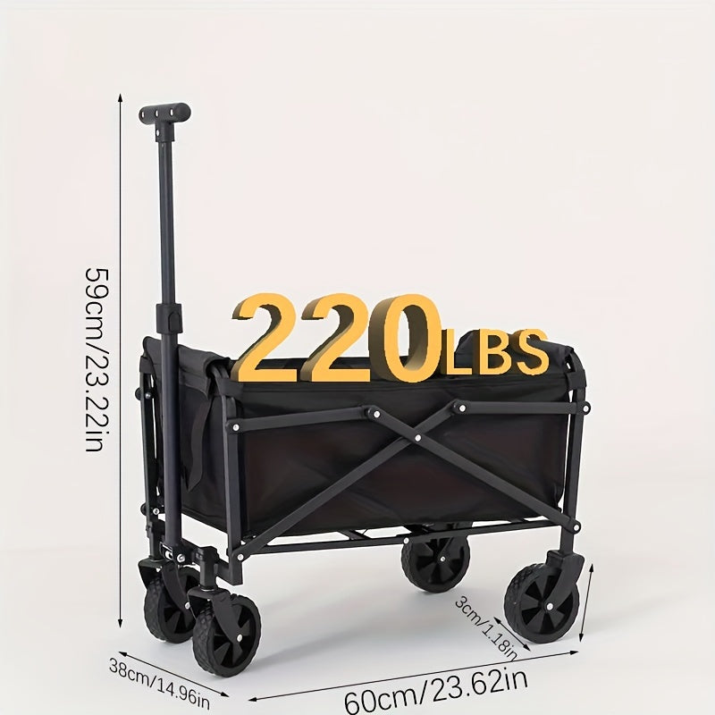 Heavy-Duty Collapsible Utility Wagon Cart - by The Nichole Collection