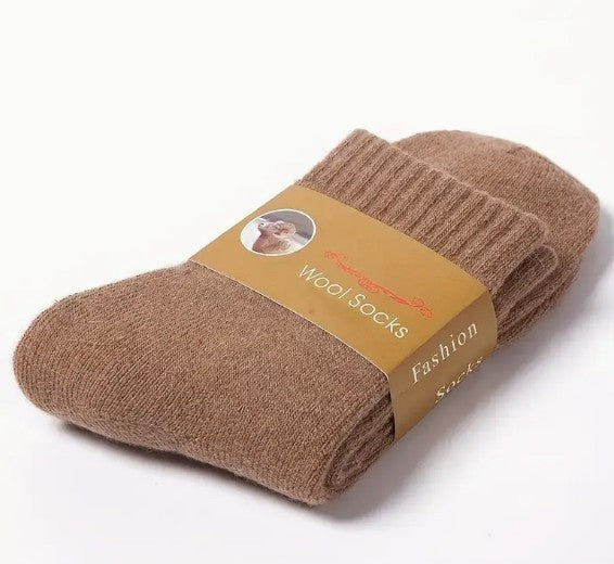 Men's Merino Wool Crew Socks - Perfect for Cold Days - Socks by The Nichole Collection