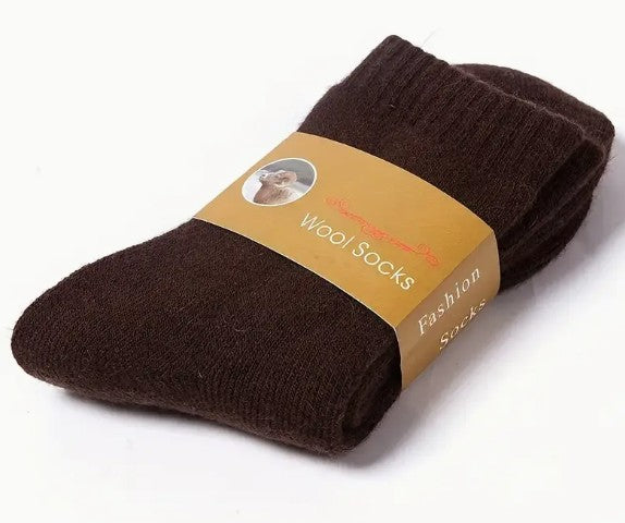 Men's Merino Wool Crew Socks - Perfect for Cold Days - Socks by The Nichole Collection