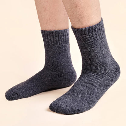 6-Pack Merino Wool Socks for Men – Heavy Duty Winter Wear