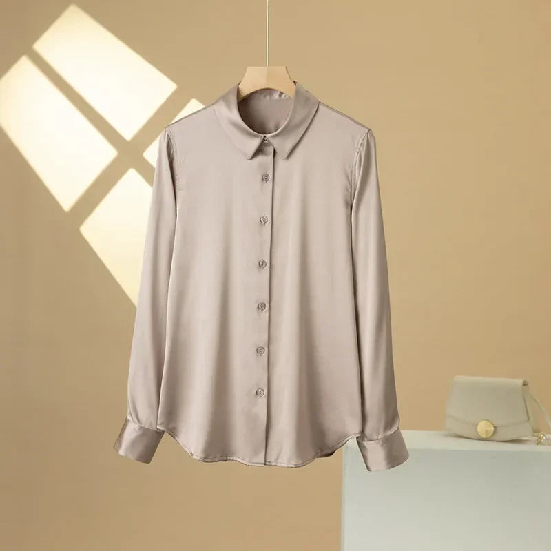 Soft and Breathable Women's 100% Silk Blouse