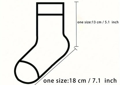 6pairs Hello Kitty Long Tube Casual Cotton Socks