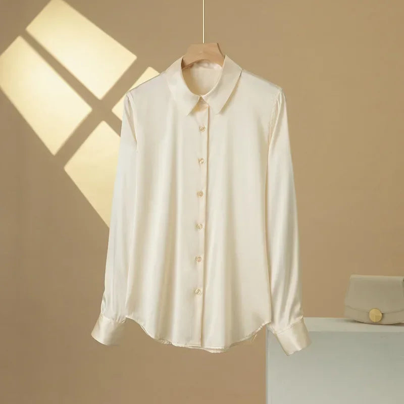 Soft and Breathable Women's 100% Silk Blouse