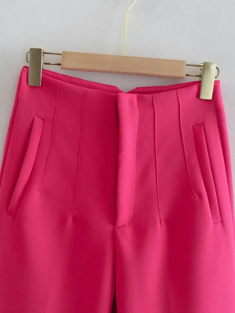 Sleek Sophistication: Women’s High Waist Pencil Pants