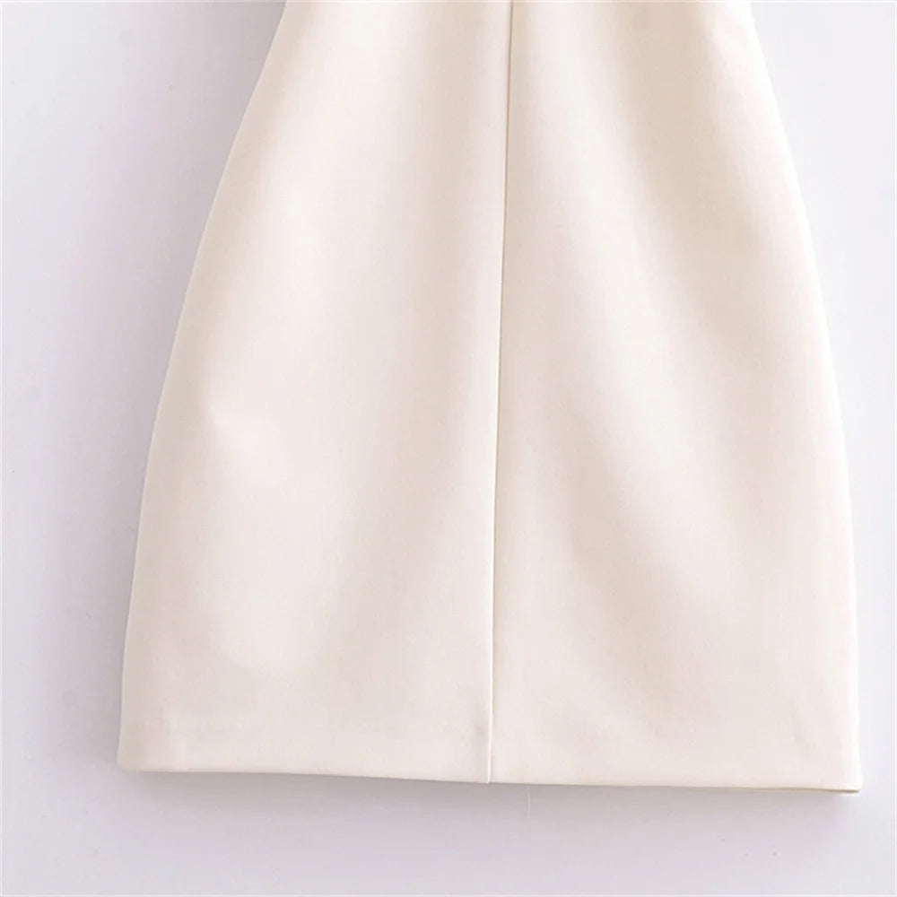 Casual Sleeveless Strap Slim Fit Mini Dress