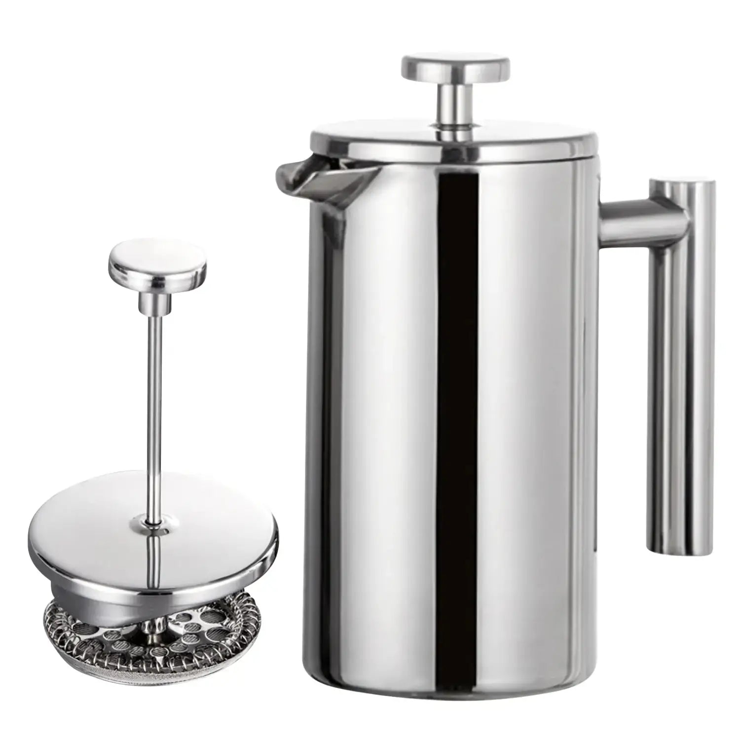 Stainless Steel French Press Coffee Maker for Delicious