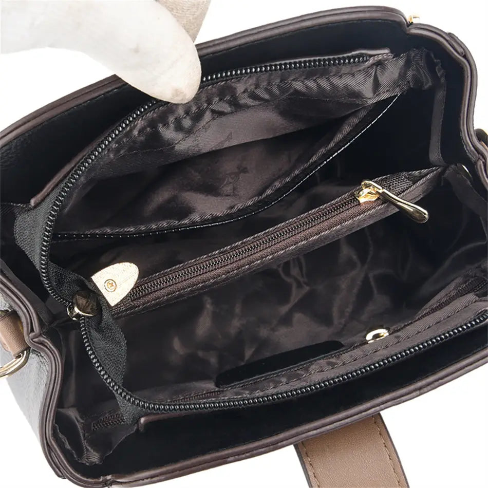 Stylish Breanna Shoulder Bag in Soft Microfiber Synthetic