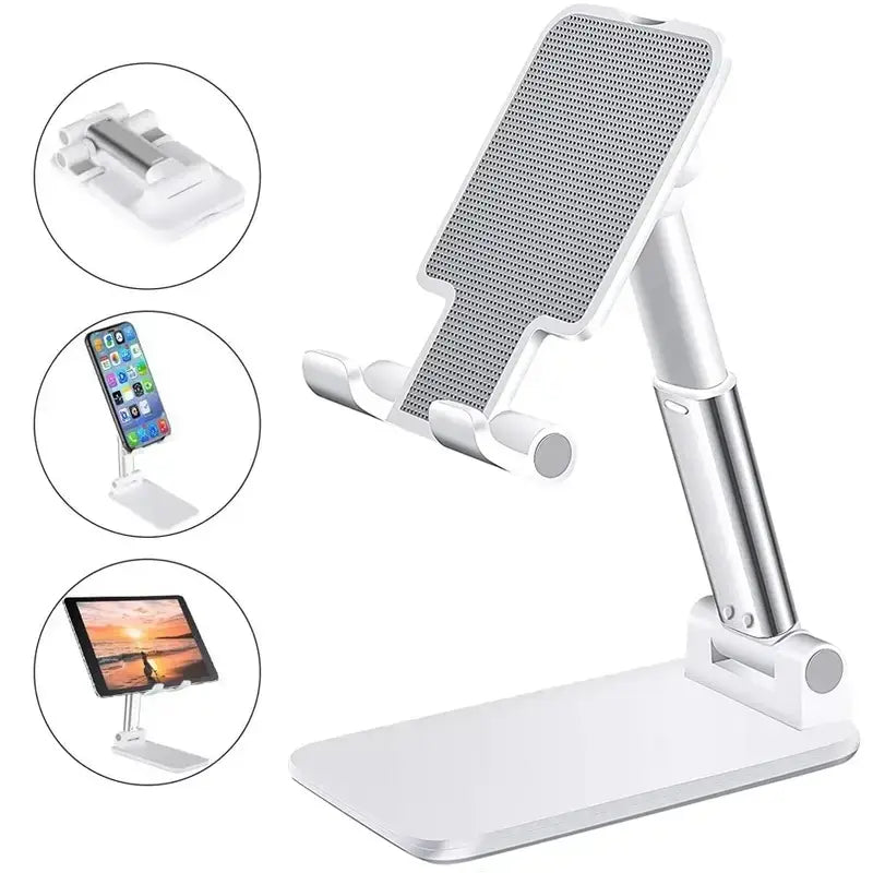 Adjustable Desktop Mobile Phone Holder for Hands-Free