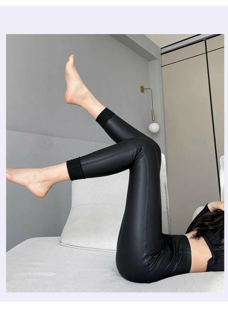 Faux Leather Flex Slimming Leggings