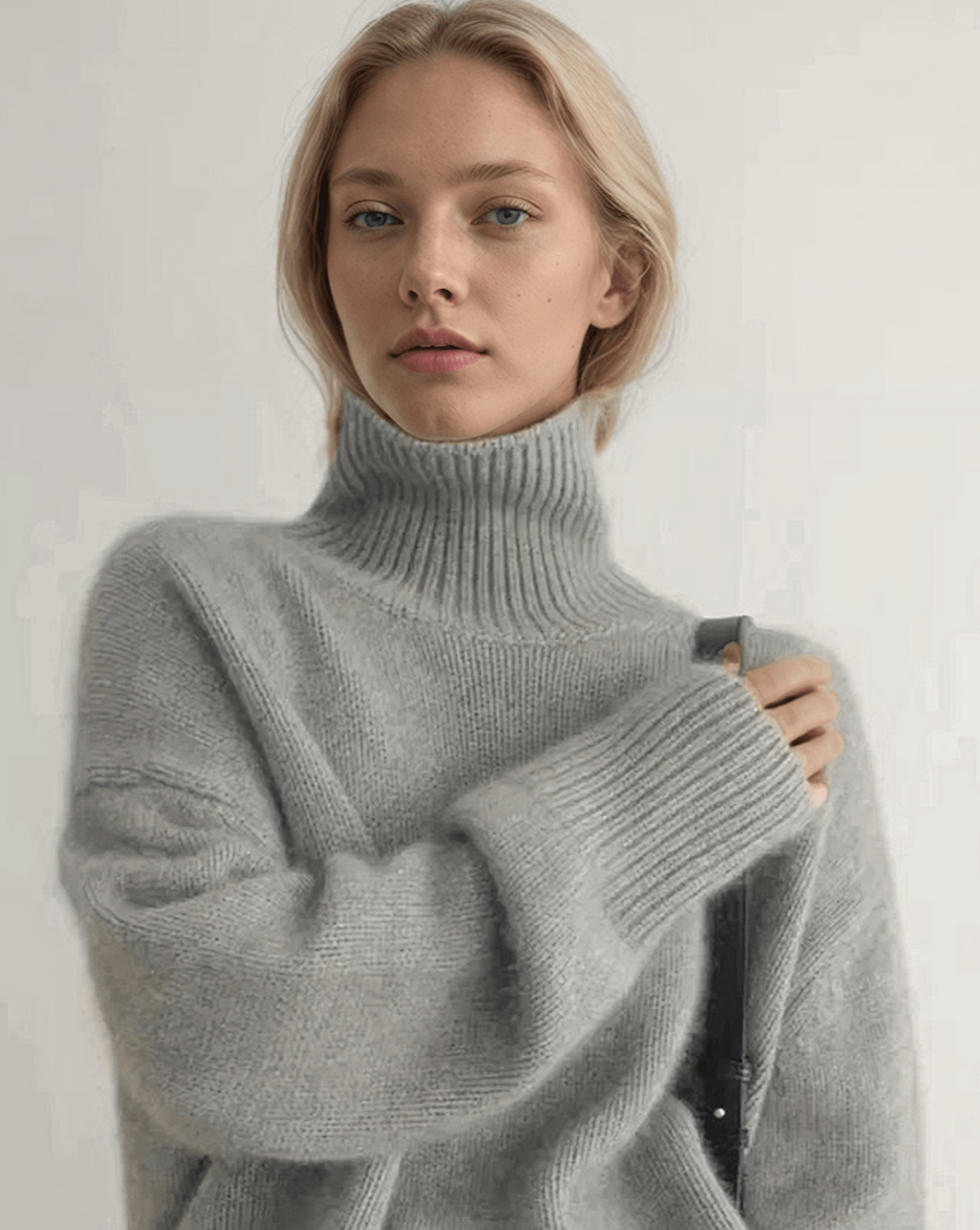 Best Seller 100% Merino Wool Turtleneck Sweater - sweater by The Nichole Collection