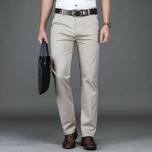 Business Cotton Casual Pants for Comfort and Style - Men's Pants by The Nichole Collection