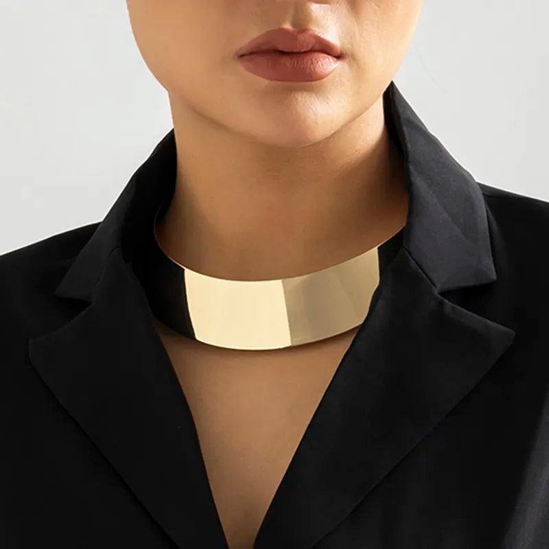 Candice Geometric Choker Necklace - Necklace by The Nichole Collection