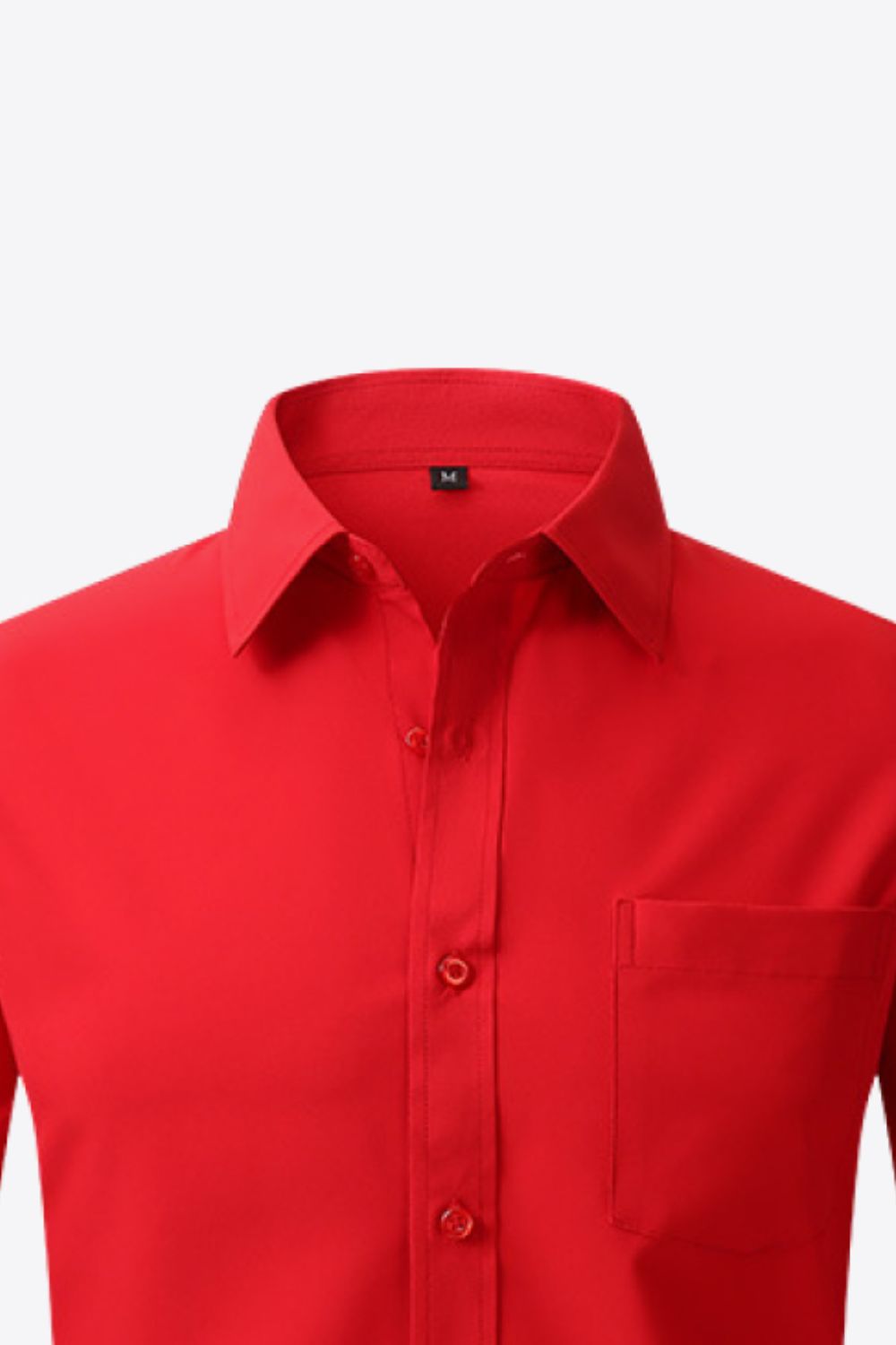 Collared Long-Sleeve Pocket Shirt 