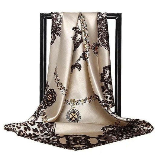 European Four Seasons Silk Scarf - Scarf by The Nichole Collection