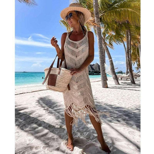 Crochet Tunic Bikini Cover-up 