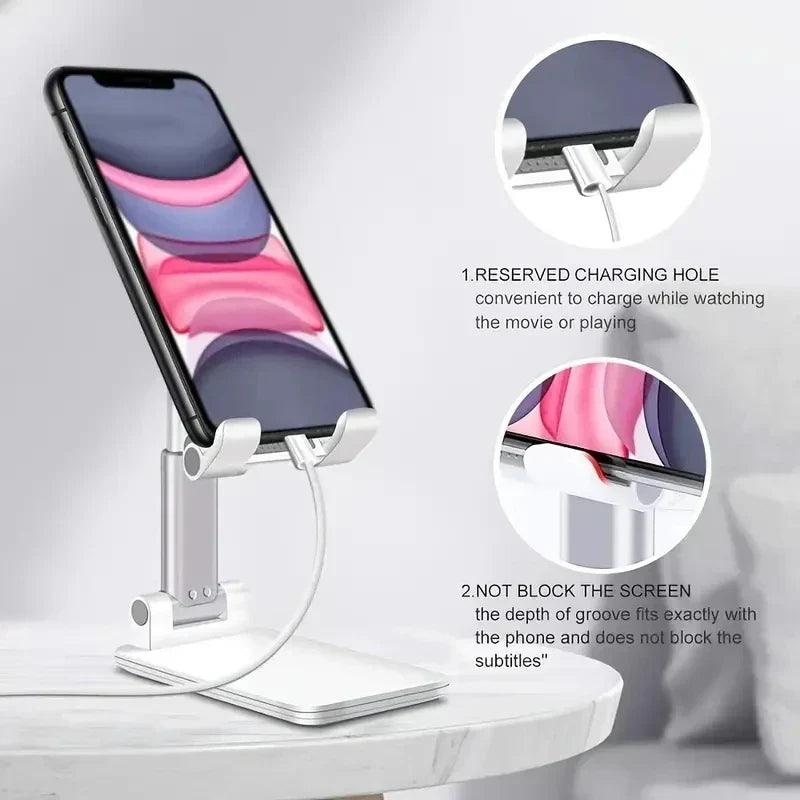 Adjustable Desktop Mobile Phone Holder for Hands-Free