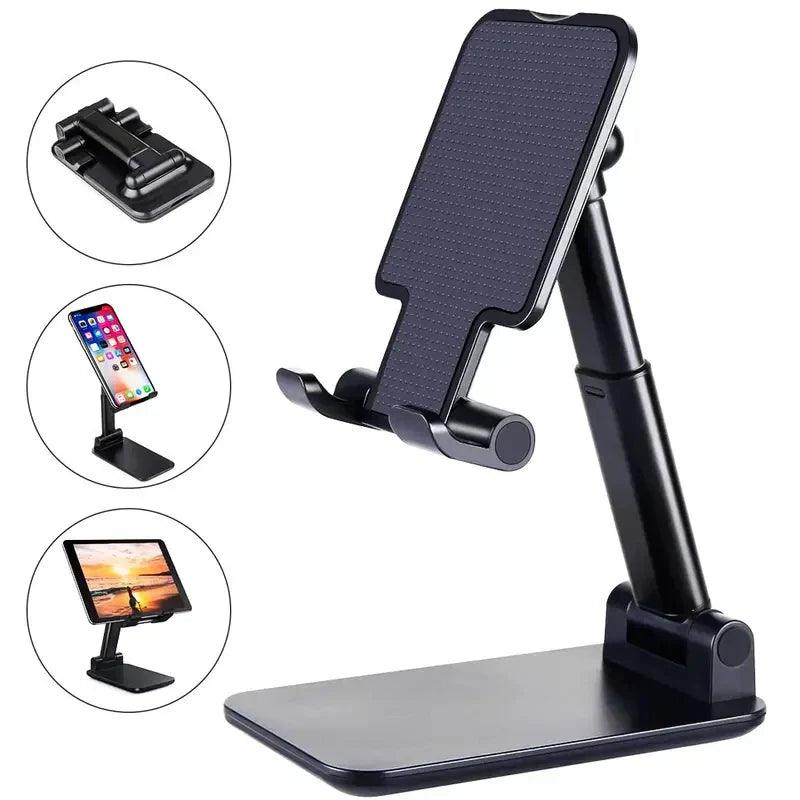 Adjustable Desktop Mobile Phone Holder for Hands-Free