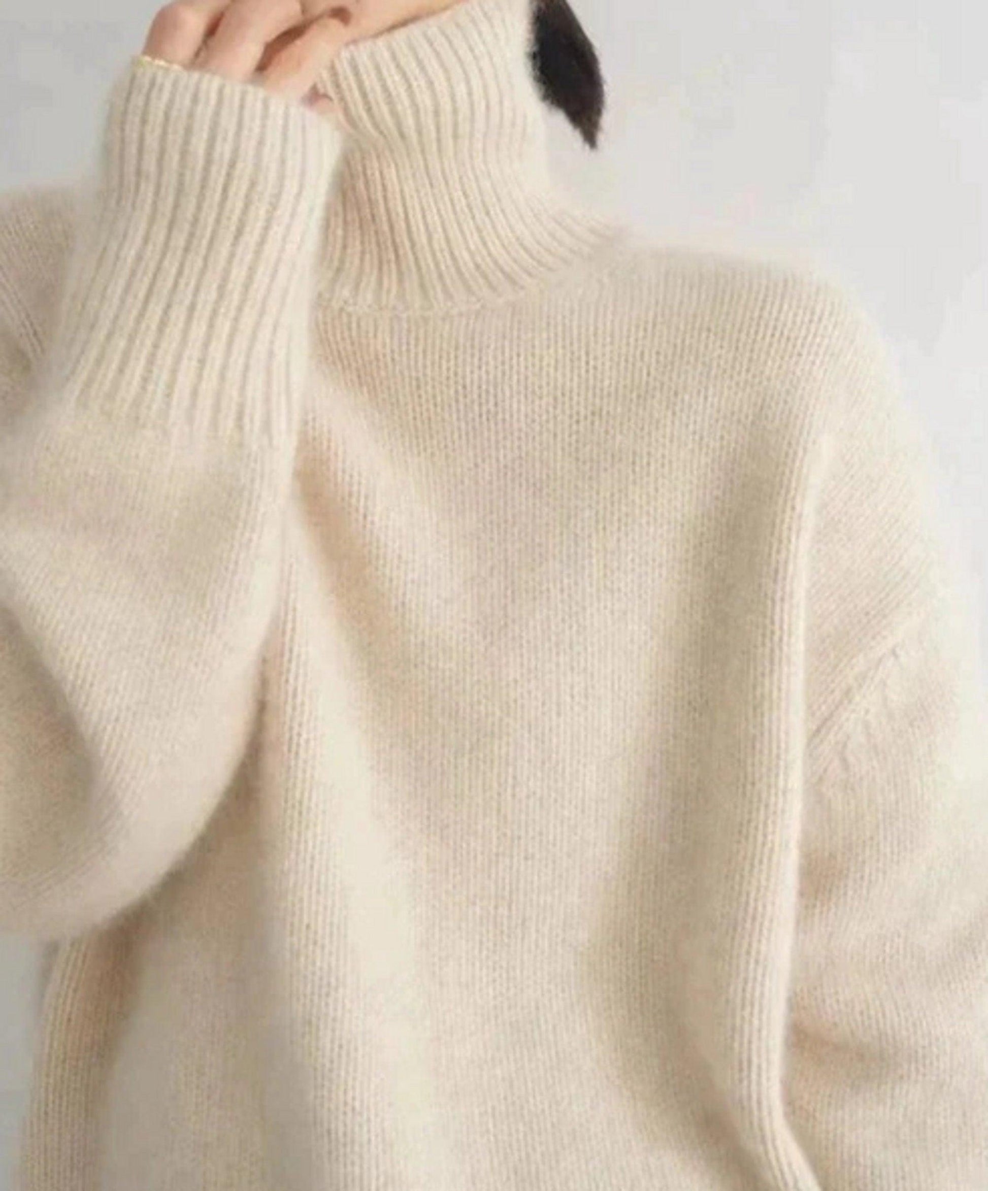 Women's Australian Merino Wool Turtleneck - Sweater by The Nichole Collection