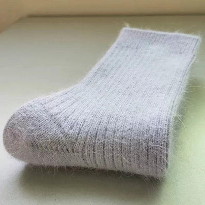 Merino Wool Winter Socks Light purple 36-42