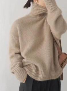 Women's Australian Merino Wool Turtleneck - Sweater by The Nichole Collection