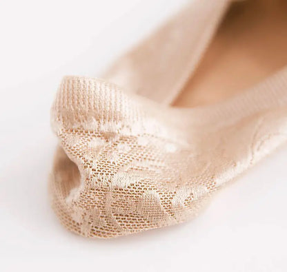 Luxury Lace Flower Short Sock Antiskid Ankle Socks