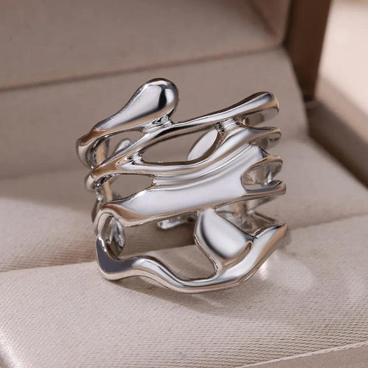 Melting Hearts Ring - Silver - Rings by The Nichole Collection