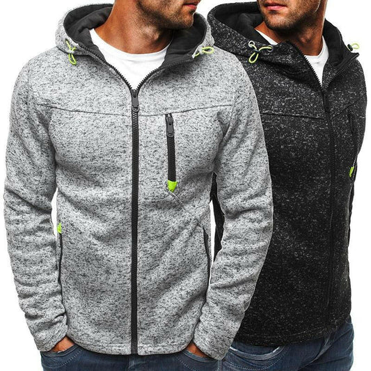 Men’s Full Zip Fitness Hoodie - Hoodie by The Nichole Collection