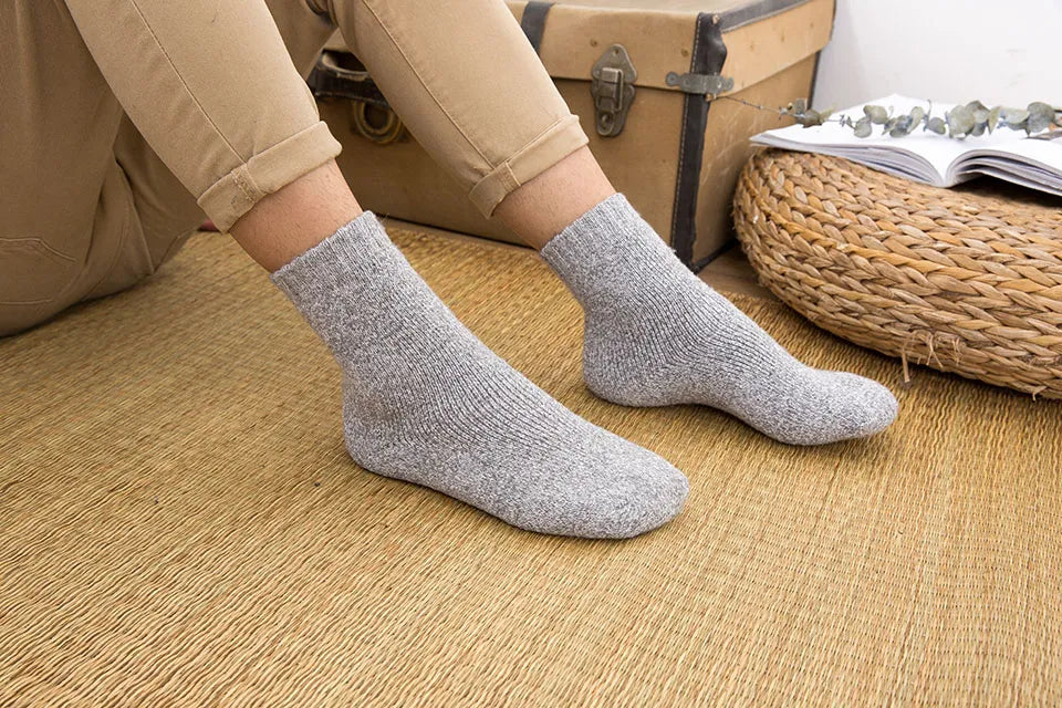 Men’s Merino Thick Wool Socks (3) Pairs