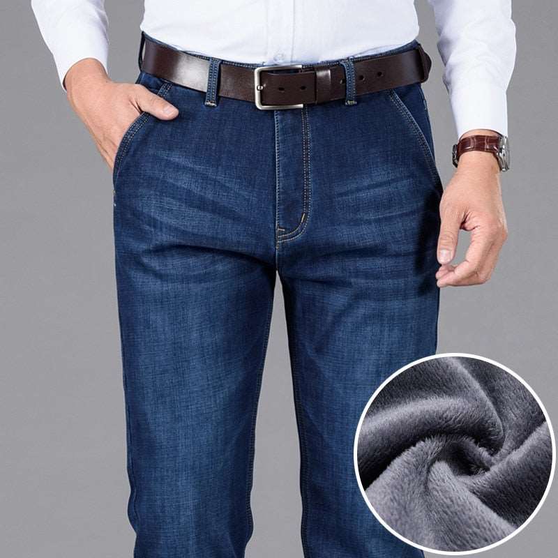 Men's Casual Denim Stretch Pants 