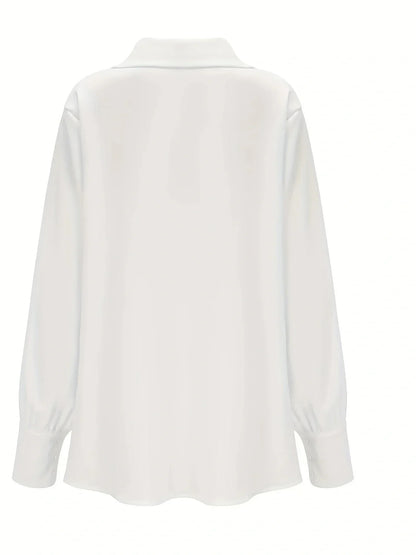 Open-Necked Shirt White