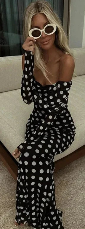 Playful Polka Dot Dress