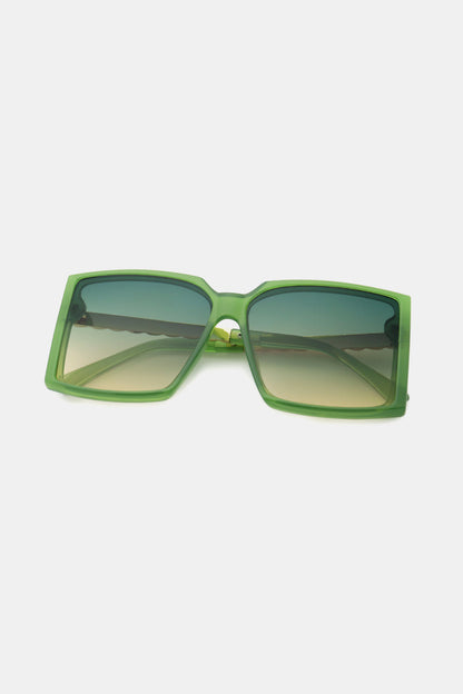 Polycarbonate Frame Square Sunglasses 