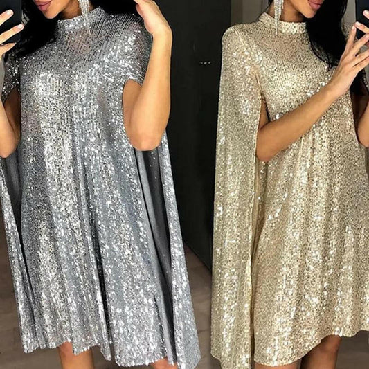 Shimmer Chic Sequin Drift Dress