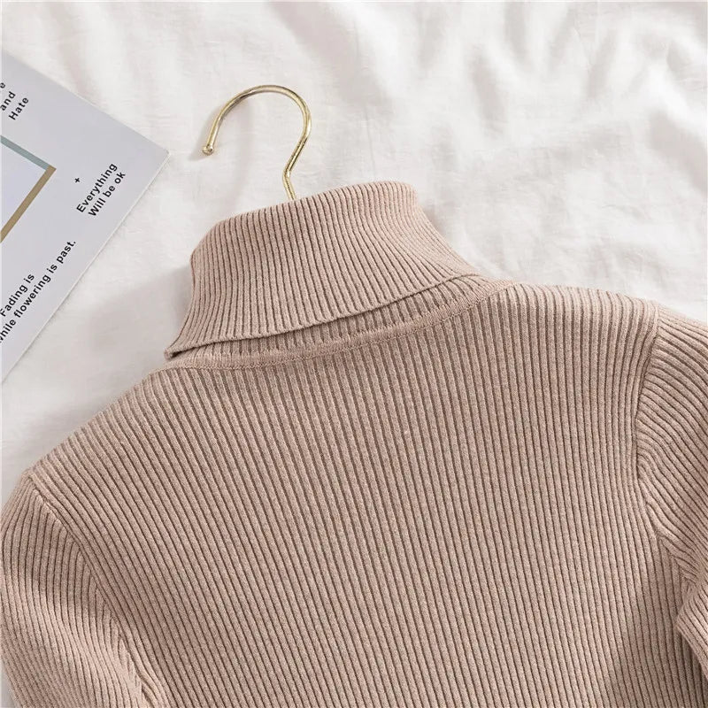 Soft Pullover Cashmere Feel Sweater - RED LINE