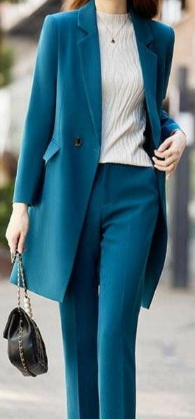 Sophisticated Women's Blazer Suit - 2 Piece Suits by The Nichole Collection