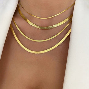 Women’s Herringbone Choker Necklace | On sale | The Nichole