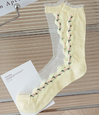 Ultra-thin Transparent Nylon Socks | On sale | Silk