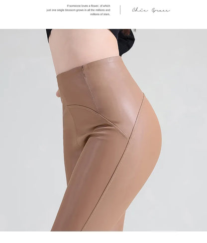 Faux Leather Flex Slimming Leggings