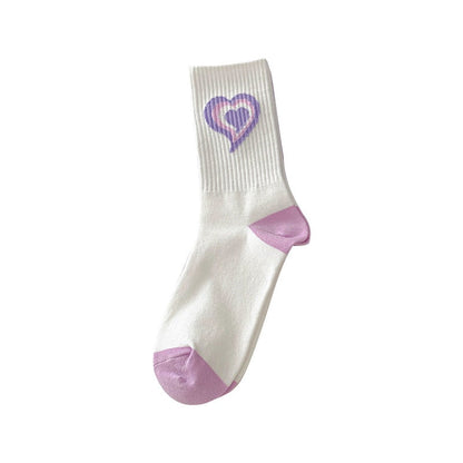 Women’s Heart Cotton Socks | On sale | Cotton