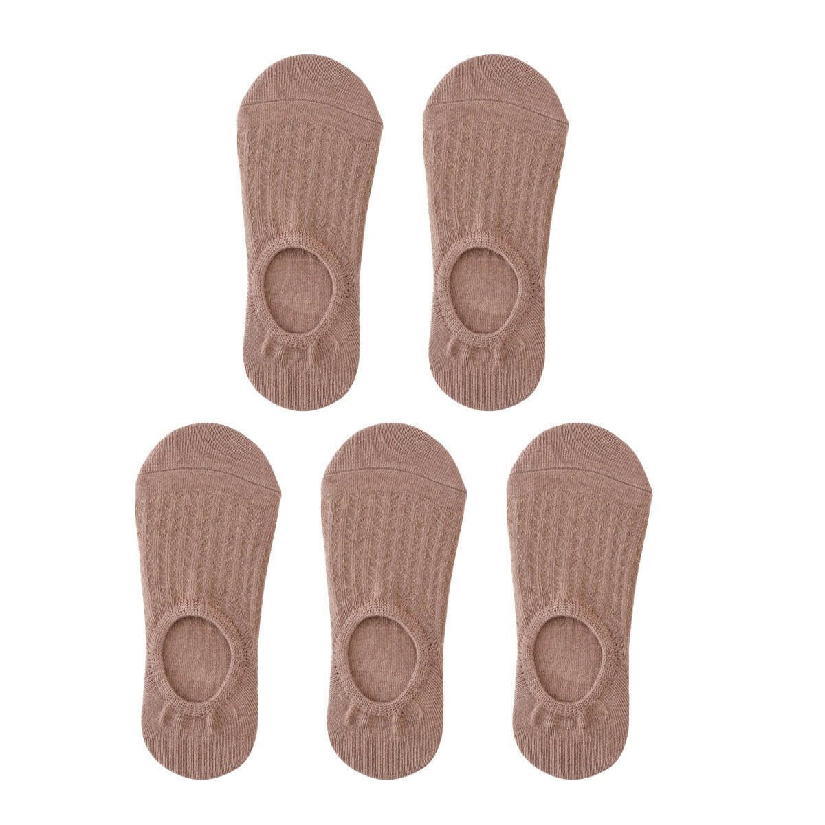 Women's Thin Mesh Boat Socks (5 pairs) - Lace Socks by The Nichole Collection